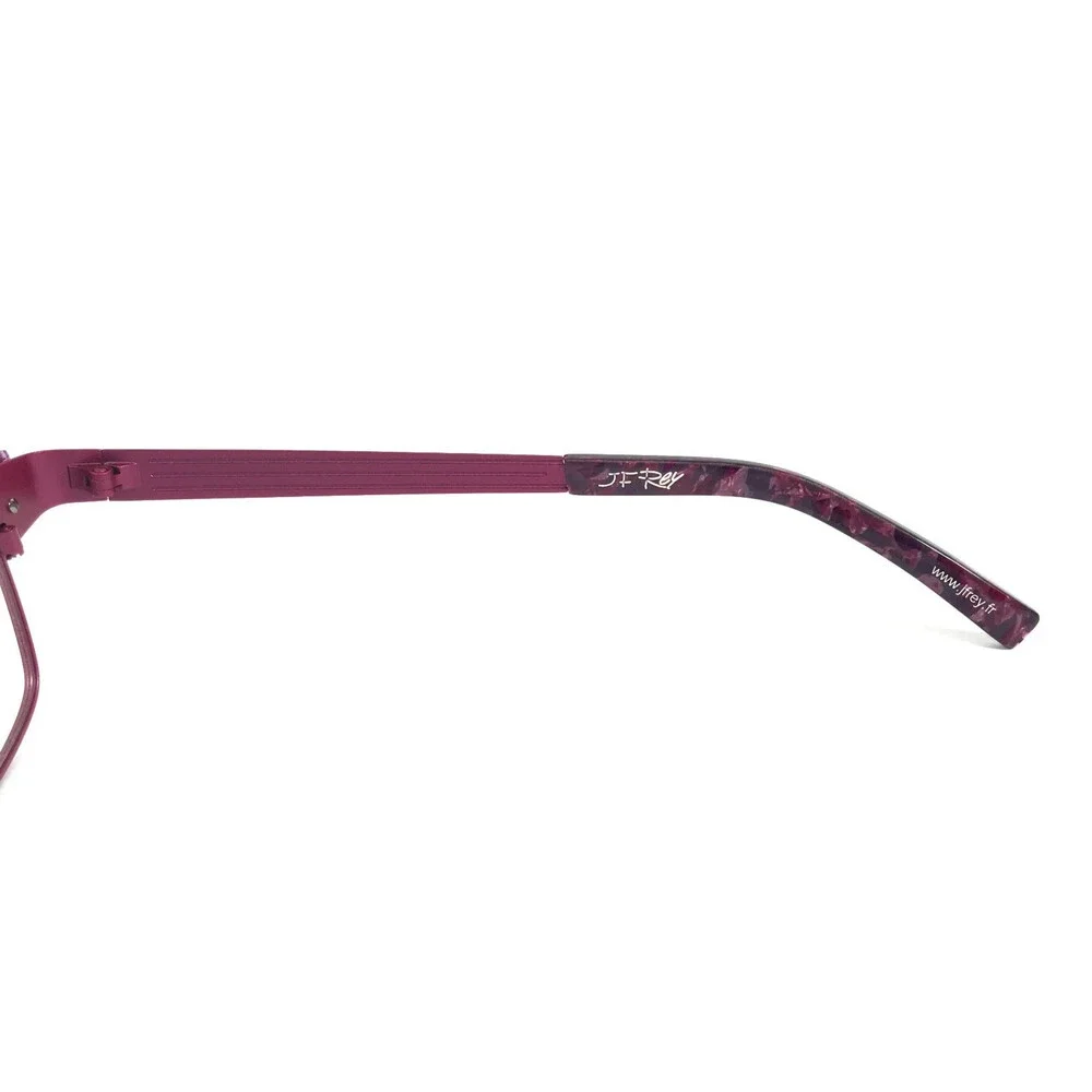 J.F. Rey Eyeglasses Frames JF2552 8585 Fuchsia Plum Pink Purple Brown 50-19-138